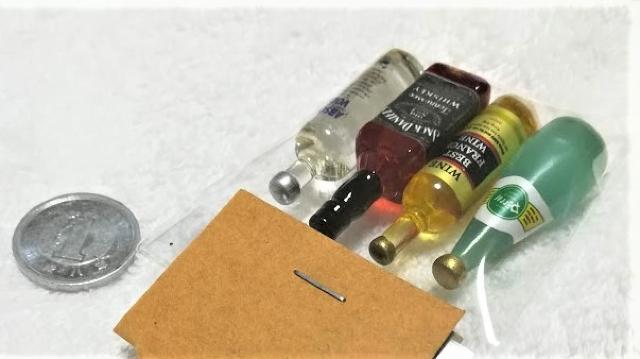 ミニチュア★ウイスキー&ワイン4本セット★ジャックダニエル★ < おもちゃ  ミニチュア★ウイスキー&ワイン4本セット★ジャックダニエル★ < おもちゃの