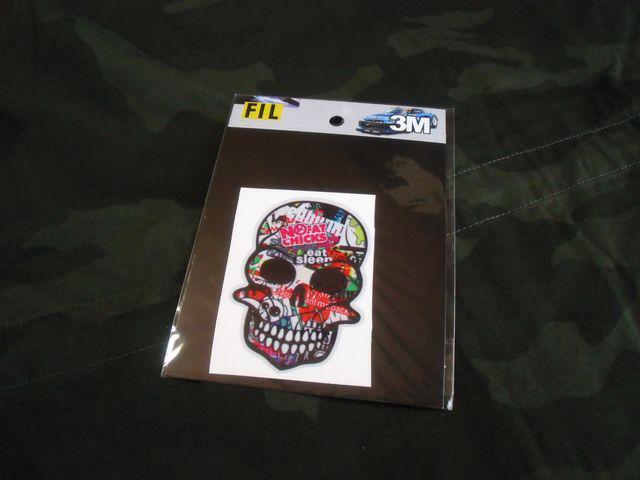●送料無料!ドクロ SKULL FACE A 限定品 3M製 ステッカー! < 自動車/バイク ●送料無料!ドクロ SKULL FACE A 限定品 3M製 ステッカー! < 自動車/バイク