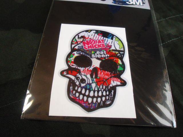 ●送料無料!ドクロ SKULL FACE A 限定品 3M製 ステッカー! < 自動車/バイク ●送料無料!ドクロ SKULL FACE A 限定品 3M製 ステッカー! < 自動車/バイク