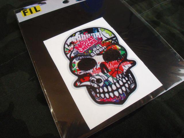 ●送料無料!ドクロ SKULL FACE A 限定品 3M製 ステッカー! < 自動車/バイク ●送料無料!ドクロ SKULL FACE A 限定品 3M製 ステッカー! < 自動車/バイク