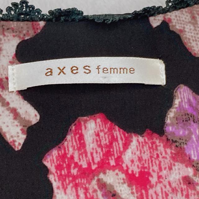 axes femme ラグラン 花柄 チュニック パーティードレス ワンピース M < ブランド  axes femme ラグラン 花柄 チュニック パーティードレス ワンピース M < ブランドの