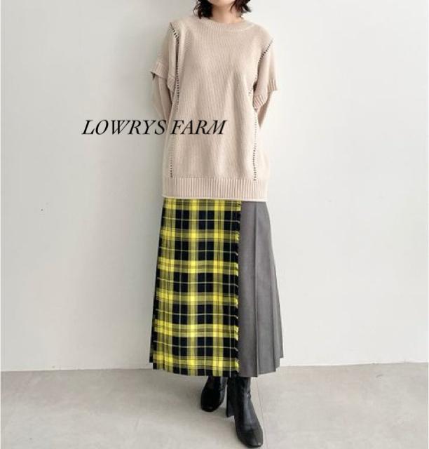 新品 LOWRYS FARM★ 前後着用2WAYハンドステッチライクプルオーバー < 女性ファッション  新品 LOWRYS FARM★ 前後着用2WAYハンドステッチライクプルオーバー < 女性ファッションの