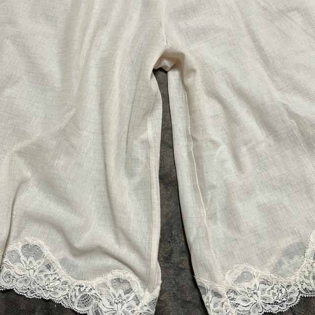 ☆☆☆タンス整理品 衣類 おまとめOK ホームクリーニング済み オフホワイト キュロット ペチパンツ < 女性ファッション  ☆☆☆タンス整理品 衣類 おまとめOK ホームクリーニング済み オフホワイト キュロット ペチパンツ < 女性ファッションの