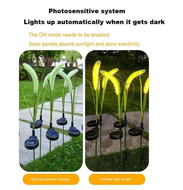【新商品】ソーラーパワーリードライト 3本 LED発光ドッグテール芝生ライト 屋外ヴィラガーデン装飾 中庭ライト < ペット/手芸/園芸 【新商品】ソーラーパワーリードライト 3本 LED発光ドッグテール芝生ライト 屋外ヴィラガーデン装飾 中庭ライト < ペット/手芸/園芸の