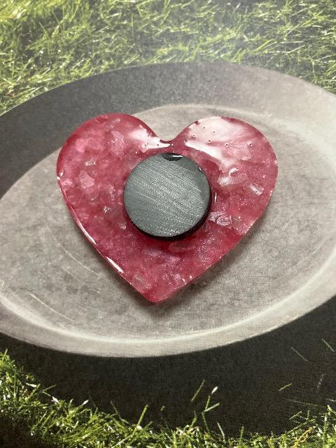 ハンドメイド レジン ハート マグネット < 女性ファッション  ハンドメイド レジン ハート マグネット < 女性ファッションの