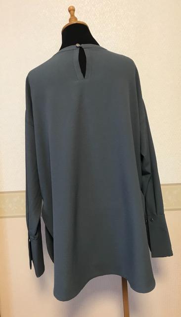 JEANASIS 深Vブラウス ブルーグレー < ブランド JEANASIS 深Vブラウス ブルーグレー < ブランドの