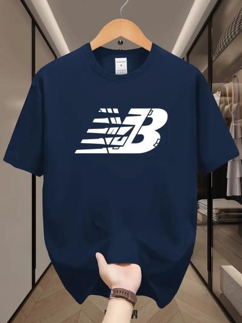 超お買い得990円★メンズ 通気性抜群 Tシャツ 半袖 スポーティグラフィックプリント USAサイズM(日本サイズXL相当)紺 < 男性ファッション  超お買い得990円★メンズ 通気性抜群 Tシャツ 半袖 スポーティグラフィックプリント USAサイズM(日本サイズXL相当)紺  < 男性ファッションの
