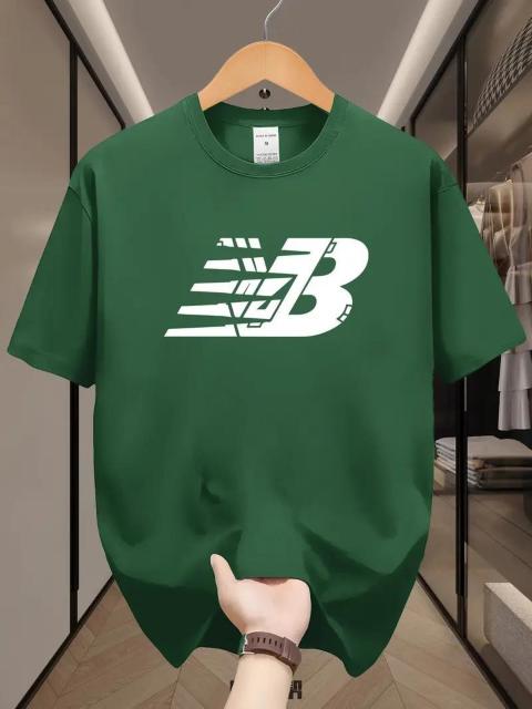 超お買い得990円★メンズ 通気性抜群 Tシャツ 半袖 スポーティグラフィックプリント USAサイズM(日本サイズXL相当)紺 < 男性ファッション  超お買い得990円★メンズ 通気性抜群 Tシャツ 半袖 スポーティグラフィックプリント USAサイズM(日本サイズXL相当)紺 < 男性ファッションの