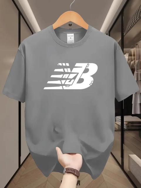 超お買い得990円★メンズ 通気性抜群 Tシャツ 半袖 スポーティグラフィックプリント USAサイズM(日本サイズXL相当)紺 < 男性ファッション  超お買い得990円★メンズ 通気性抜群 Tシャツ 半袖 スポーティグラフィックプリント USAサイズM(日本サイズXL相当)紺 < 男性ファッションの