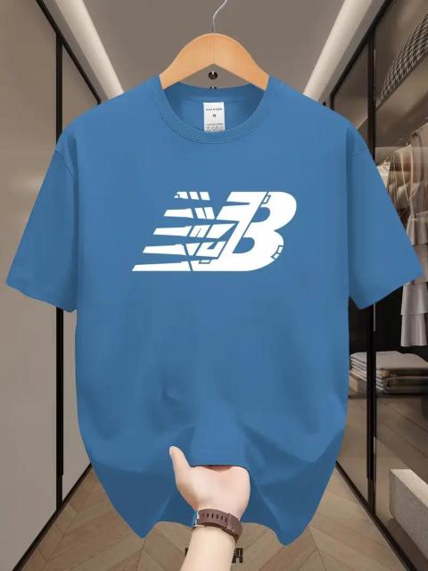 超お買い得990円★メンズ 通気性抜群 Tシャツ 半袖 スポーティグラフィックプリント USAサイズM(日本サイズXL相当)紺 < 男性ファッション  超お買い得990円★メンズ 通気性抜群 Tシャツ 半袖 スポーティグラフィックプリント USAサイズM(日本サイズXL相当)紺 < 男性ファッションの