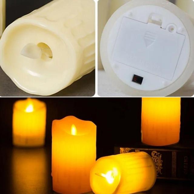キャンドル型 LED照明 溶けかけ LED キャンドルライト 電池式 3個セット < インテリア/ライフ キャンドル型 LED照明 溶けかけ LED キャンドルライト 電池式 3個セット < インテリア/ライフの