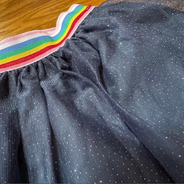 【H&M】ガールズ チュールスカート ラメ 140cm < キッズ/ベビー 【H&M】ガールズ チュールスカート ラメ 140cm < キッズ/ベビーの