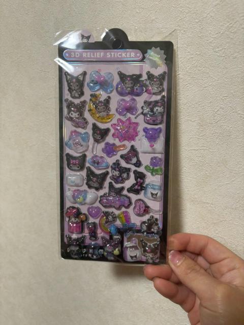 サンリオ 3Dレリーフステッカー マイメロディ クロミ ボンボンドロップシール2枚セット < インテリア/ライフ サンリオ 3Dレリーフステッカー マイメロディ クロミ ボンボンドロップシール2枚セット < インテリア/ライフの