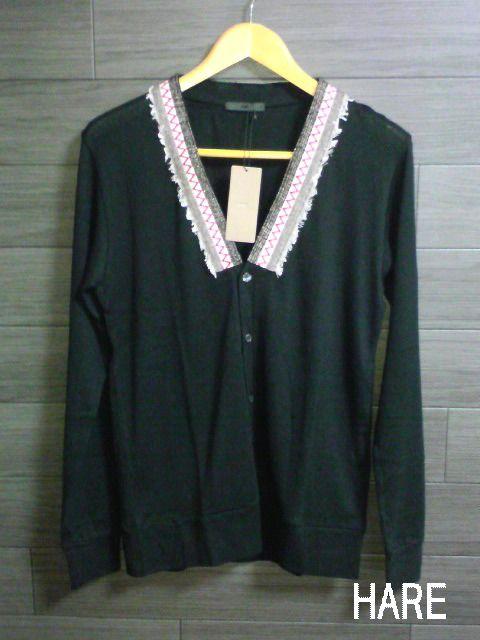 □HARE/ハレ シシュウテープ カーディガン/メンズ/ブラック・S☆新品 < ブランド  □HARE/ハレ シシュウテープ カーディガン/メンズ/ブラック・S☆新品  < ブランドの