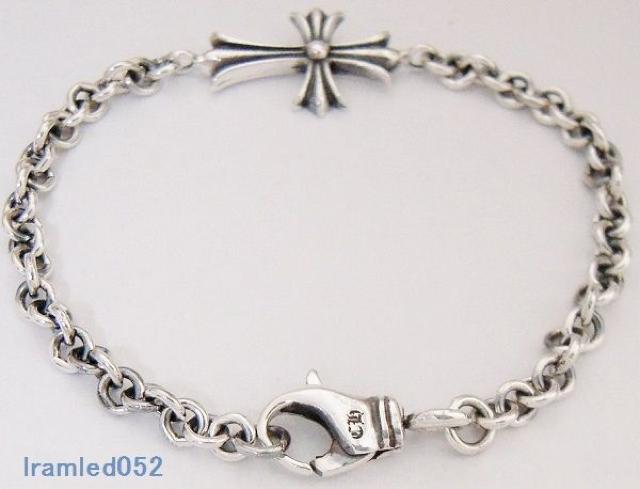 タイニークロス&チェーンブレスレット シルバー925 < 男性アクセサリー/時計  タイニークロス&チェーンブレスレット シルバー925 < 男性アクセサリー/時計の