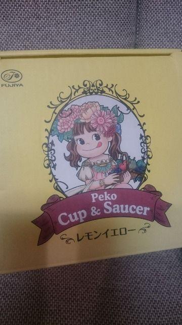 未使用 不二家 ペコちゃん カップ&ソーサー 色レモンイエロー 陶磁器 < アニメ/コミック/キャラクター 未使用 不二家 ペコちゃん カップ&ソーサー 色レモンイエロー 陶磁器 < アニメ/コミック/キャラクターの