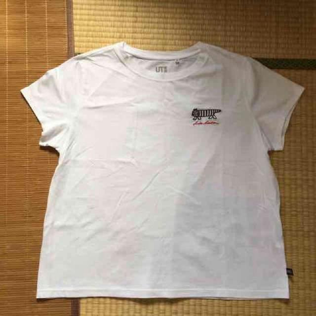 リサラーソン・猫ワッペン&バックプリントTシャツ。ホワイト < ブランド  リサラーソン・猫ワッペン&バックプリントTシャツ。ホワイト  < ブランドの