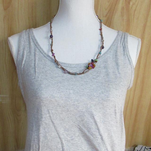 アジアン♪ビーズ紐編みネックレス*2 < 女性アクセサリー/時計 アジアン♪ビーズ紐編みネックレス*2 < 女性アクセサリー/時計の