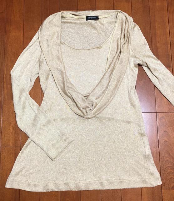 フランスブランドSinequanoneシネカノン☆ラメゴールドニット < ブランド フランスブランドSinequanoneシネカノン☆ラメゴールドニット < ブランドの