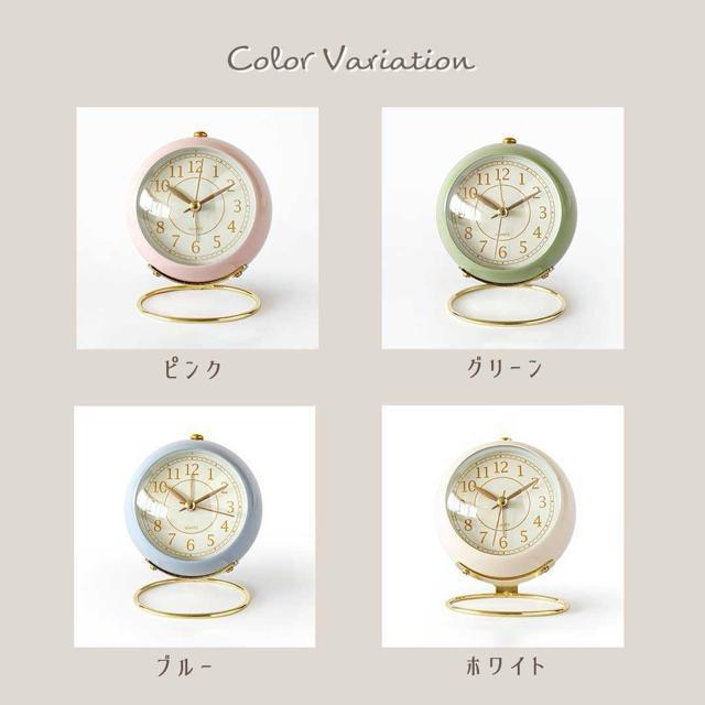 【新品未使用】置き時計 小型 レトロ ゴールド台座 選べる4カラー シンプル デザイン 目覚まし時計 デスク クオーツ < インテリア/ライフ 【新品未使用】置き時計 小型 レトロ ゴールド台座 選べる4カラー シンプル デザイン 目覚まし時計 デスク クオーツ < インテリア/ライフの