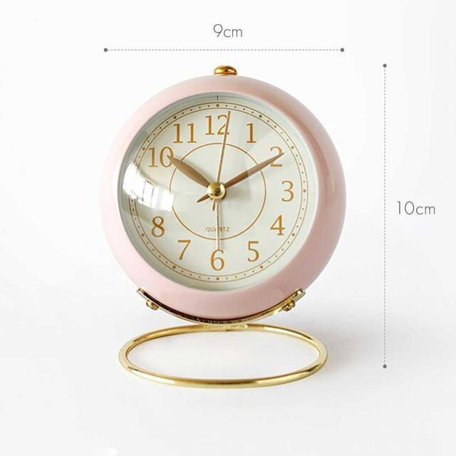 【新品未使用】置き時計 小型 レトロ ゴールド台座 選べる4カラー シンプル デザイン 目覚まし時計 デスク クオーツ < インテリア/ライフ 【新品未使用】置き時計 小型 レトロ ゴールド台座 選べる4カラー シンプル デザイン 目覚まし時計 デスク クオーツ < インテリア/ライフの