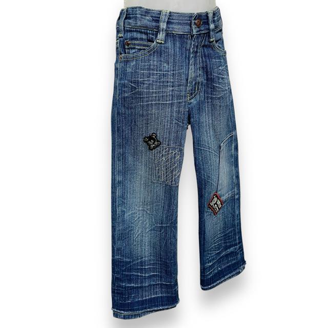 【WAMWAM/100】スカルワッペン付デニムパンツ < ブランド  【WAMWAM/100】スカルワッペン付デニムパンツ < ブランドの