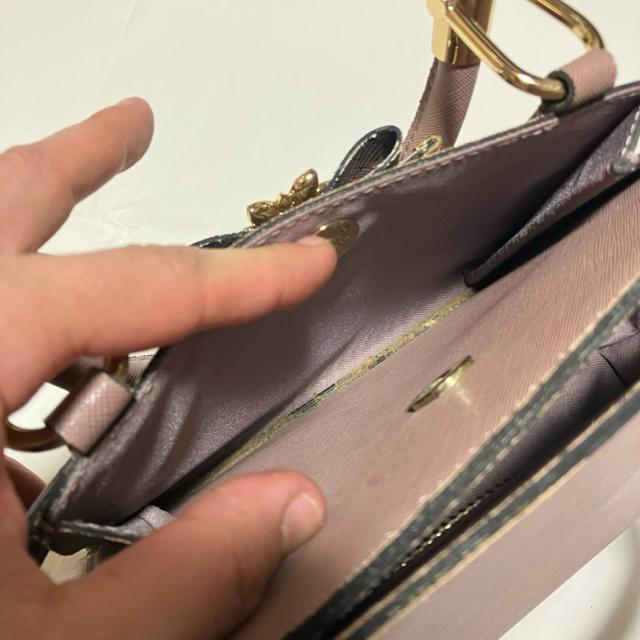 SAMANTHAVEGA サイドチェック ビジューリボントート (グレージュ) < ブランド  SAMANTHAVEGA サイドチェック ビジューリボントート (グレージュ) < ブランドの