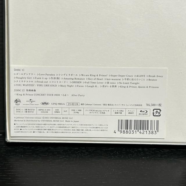 King  Prince CONCERT TOUR 2020`L`@Blu-ray  CD/DVD/rfI 
