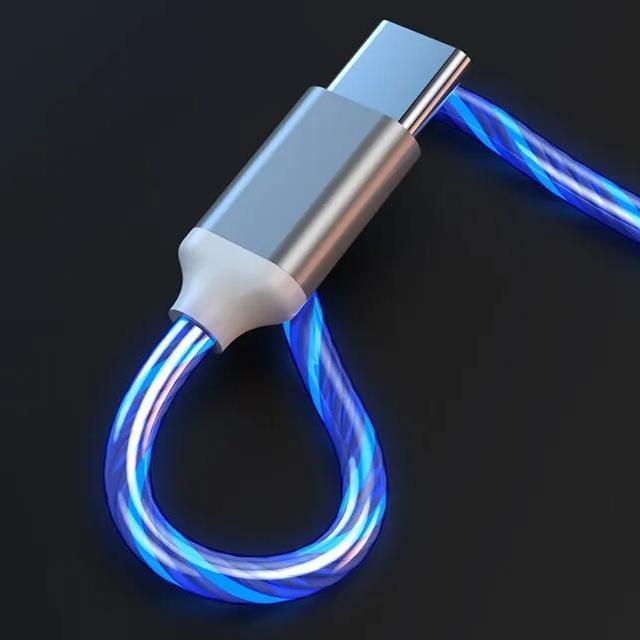 綺麗にクルクル光るUSB分配ケーブル 3本同時充電ケーブル USBケーブル 3A 急速充電 ブルーイルミLED付 ケーブル < 家電/AV 綺麗にクルクル光るUSB分配ケーブル 3本同時充電ケーブル USBケーブル 3A 急速充電 ブルーイルミLED付 ケーブル < 家電/AVの