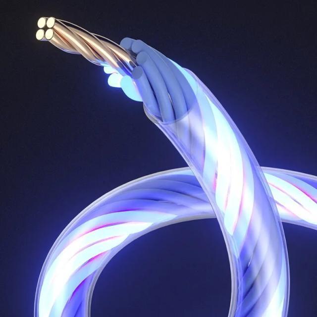 綺麗にクルクル光るUSB分配ケーブル 3本同時充電ケーブル USBケーブル 3A 急速充電 ブルーイルミLED付 ケーブル < 家電/AV 綺麗にクルクル光るUSB分配ケーブル 3本同時充電ケーブル USBケーブル 3A 急速充電 ブルーイルミLED付 ケーブル < 家電/AVの