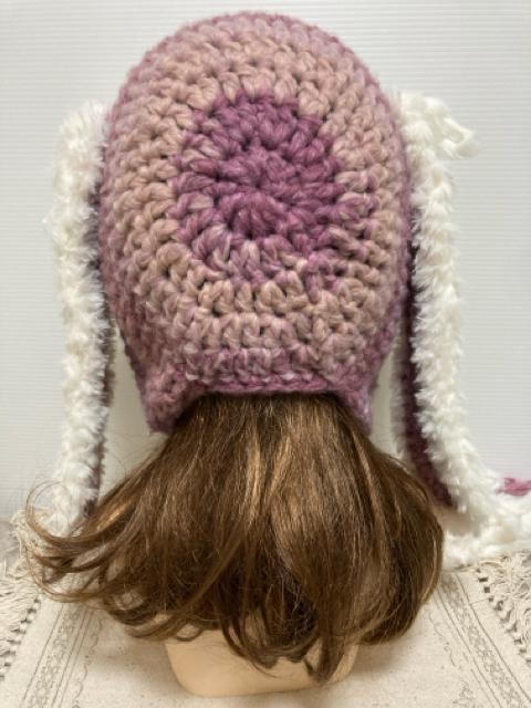 うさ耳グラデーションハンドメイド帽子 < 女性ファッション うさ耳グラデーションハンドメイド帽子 < 女性ファッションの