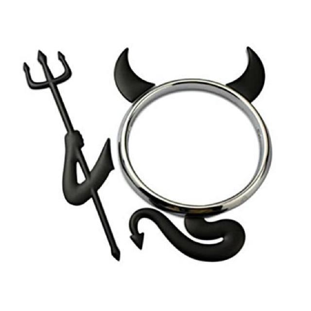 3D 小悪魔 エンブレムステッカー ブラック 車 自動車 バイク 立体 サタン デビル ステッカー エンブレム シール < 自動車/バイク 3D 小悪魔 エンブレムステッカー ブラック 車 自動車 バイク 立体 サタン デビル ステッカー エンブレム シール < 自動車/バイク