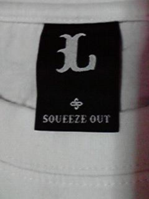 B-BOY.スト系 Squeeze out Tシャツ L 白 $札 < 男性ファッション  B-BOY.スト系 Squeeze out Tシャツ L 白 $札 < 男性ファッションの