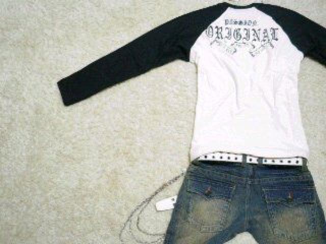 《New》カジュアル・激シブ★両面プリ*ラグラン.ロンTee < 男性ファッション  《New》カジュアル・激シブ★両面プリ*ラグラン.ロンTee < 男性ファッションの