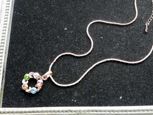 新品ゴスロリ姫系アンティーク調カラーストーンネックレス18KRGP < 女性アクセサリー/時計  新品ゴスロリ姫系アンティーク調カラーストーンネックレス18KRGP < 女性アクセサリー/時計の