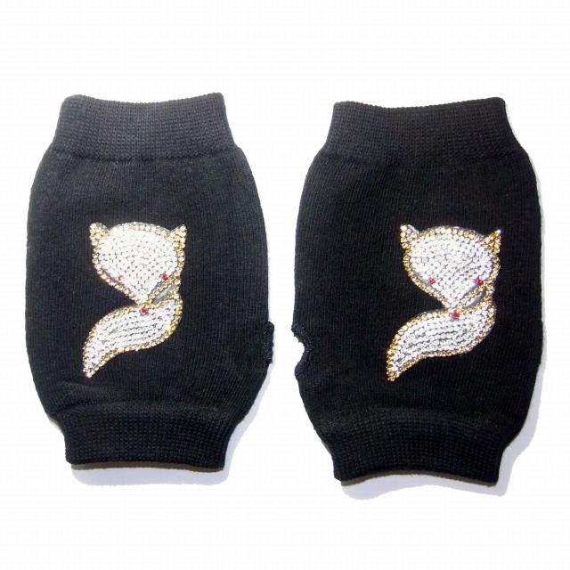 ラインストーン 狐 キツネ きつね フォックス ワッペン ハンドカバー グローブ 手袋 < 女性ファッション ラインストーン 狐 キツネ きつね フォックス ワッペン ハンドカバー グローブ 手袋 < 女性ファッションの