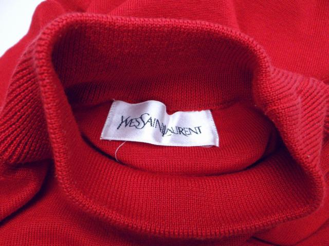 YVES SAINT LAURENT �T�����[���� �g���A�Z�e�[�g�~�R�b�g�� �����j�b�g ��M ���b�h��USED���������� �� �u�����h�� 