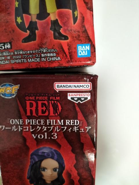 ワンピース RED ワールドコレクタブルフィギュア ニコロビン ヤソップ 2個セット 未使用 < アニメ/コミック/キャラクター  ワンピース RED ワールドコレクタブルフィギュア ニコロビン ヤソップ 2個セット 未使用 < アニメ/コミック/キャラクターの