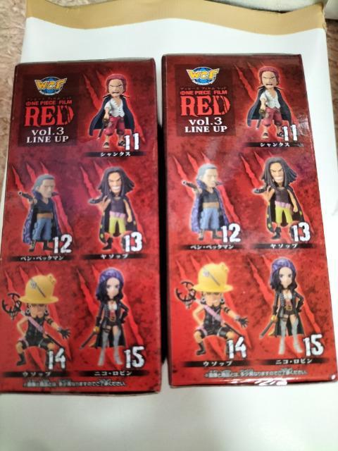 ワンピース RED ワールドコレクタブルフィギュア ニコロビン ヤソップ 2個セット 未使用 < アニメ/コミック/キャラクター  ワンピース RED ワールドコレクタブルフィギュア ニコロビン ヤソップ 2個セット 未使用 < アニメ/コミック/キャラクターの