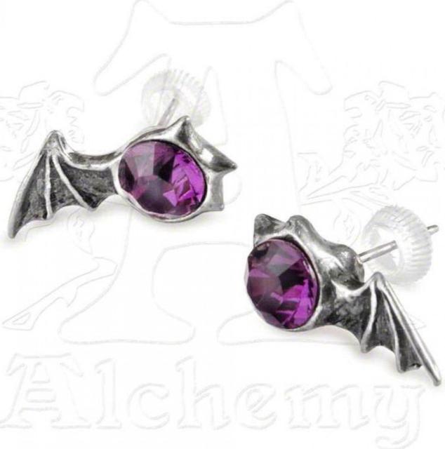 ALCHEMY GOTHIC: Matins Bat Earrings pair < 女性アクセサリー/時計  ALCHEMY GOTHIC: Matins Bat Earrings pair < 女性アクセサリー/時計の