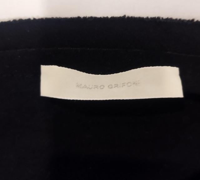 MAURO GRIFON イタリア製 しっとり 黒カットソーTシャツ < 女性ファッション  MAURO GRIFON イタリア製 しっとり 黒カットソーTシャツ < 女性ファッションの