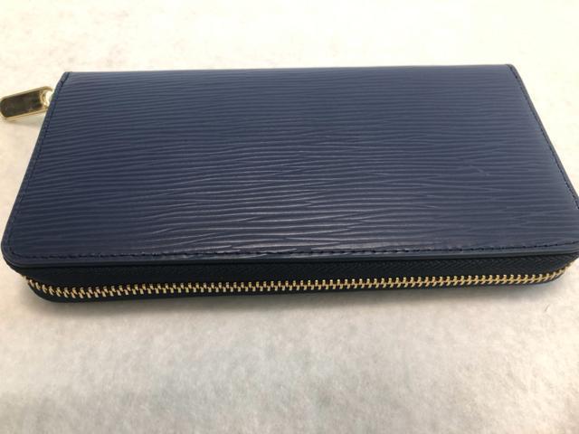 新品 長財布  本革 レザー メンズ レディース エピ柄 紺色 < 男性ファッション  新品 長財布  本革 レザー メンズ レディース エピ柄 紺色  < 男性ファッションの