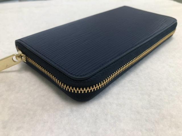 新品 長財布  本革 レザー メンズ レディース エピ柄 紺色 < 男性ファッション  新品 長財布  本革 レザー メンズ レディース エピ柄 紺色 < 男性ファッションの