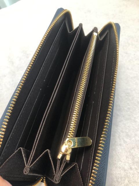 新品 長財布  本革 レザー メンズ レディース エピ柄 紺色 < 男性ファッション  新品 長財布  本革 レザー メンズ レディース エピ柄 紺色 < 男性ファッションの