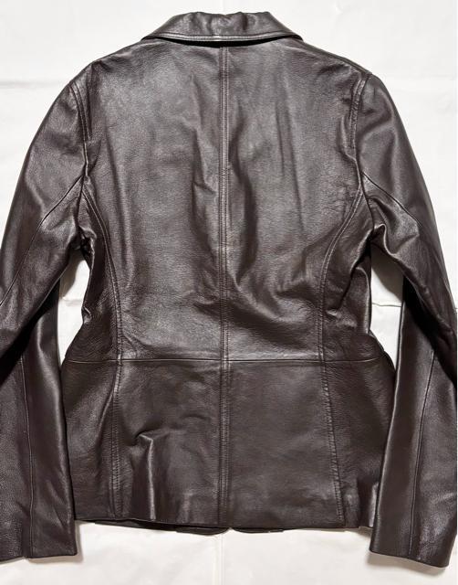 新品 近い美品 COMME CA コムサ 革 レザー ジャケット テーラード M 冬 アウター コート シンプル きれいめコンサバ < 女性ファッション  新品 近い美品 COMME CA コムサ 革 レザー ジャケット テーラード M 冬 アウター コート シンプル きれいめコンサバ < 女性ファッションの