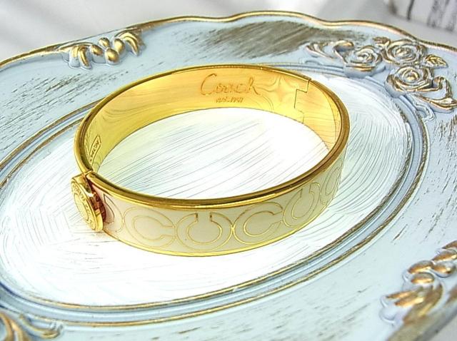 �����Ǖi�y���K�ɔ��i�zCOACH �R�[�` �o���O�� �u���X���b�g �S�[���h �A�C�R���{�^�� �� �u�����h�� 