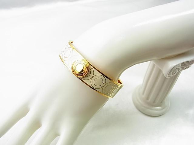 �����Ǖi�y���K�ɔ��i�zCOACH �R�[�` �o���O�� �u���X���b�g �S�[���h �A�C�R���{�^�� �� �u�����h�� 