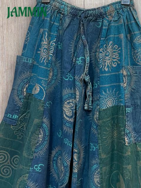 アジアン柄切替アラジンパンツ 大きいサイズ エスニック アジアン ヒッピー < 男性ファッション アジアン柄切替アラジンパンツ 大きいサイズ エスニック アジアン ヒッピー < 男性ファッションの