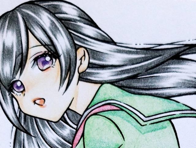 自作イラスト/オリジナル/緑セーラーの女の子/男性向 < アニメ/コミック/キャラクター 自作イラスト/オリジナル/緑セーラーの女の子/男性向 < アニメ/コミック/キャラクターの