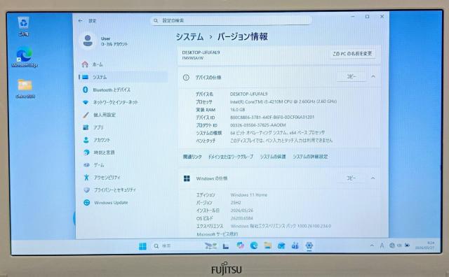 FUJITSU LIFEBOOK Corei5 ������16GB SSD500GB �m�[�g�p�\�R�� Web�J���� Windows11 �� PC�{��/���Ӌ@��� 